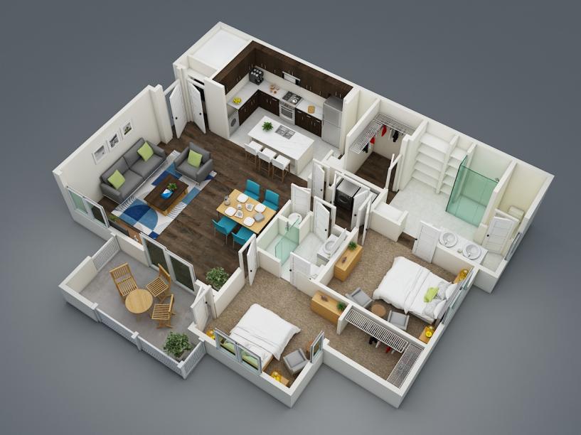 Bedrooms: 3 | Bathrooms: 3 | Property Size: 1200 SqFt